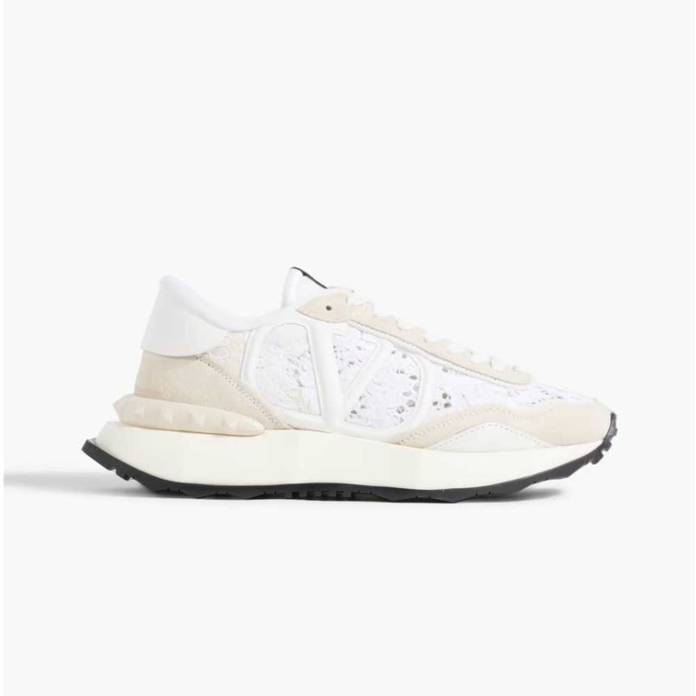VALENTINO GARAVANI
Lacerunner suede and lace sneakers